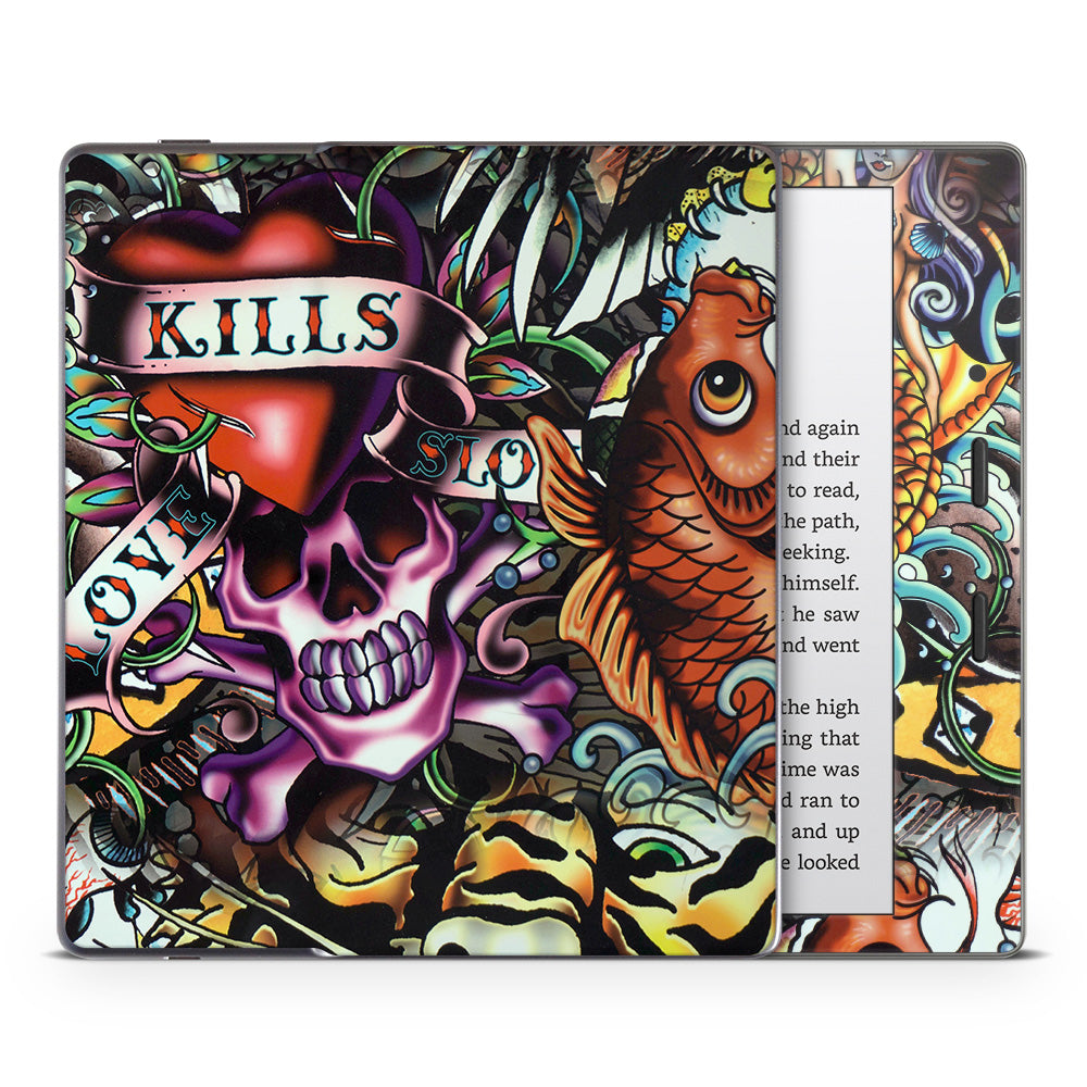 Love Kills Kindle Oasis Skin