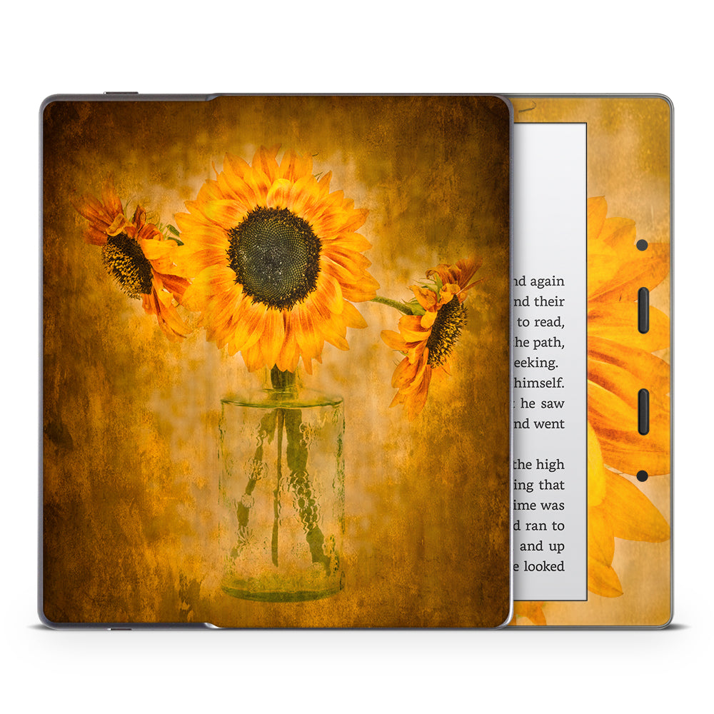 Sunflower Vase Kindle Oasis Skin