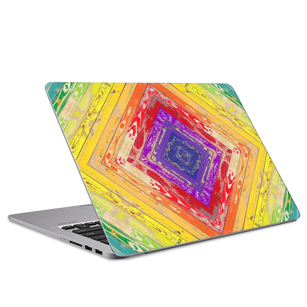 Rainbow Symmetry Laptop Skin
