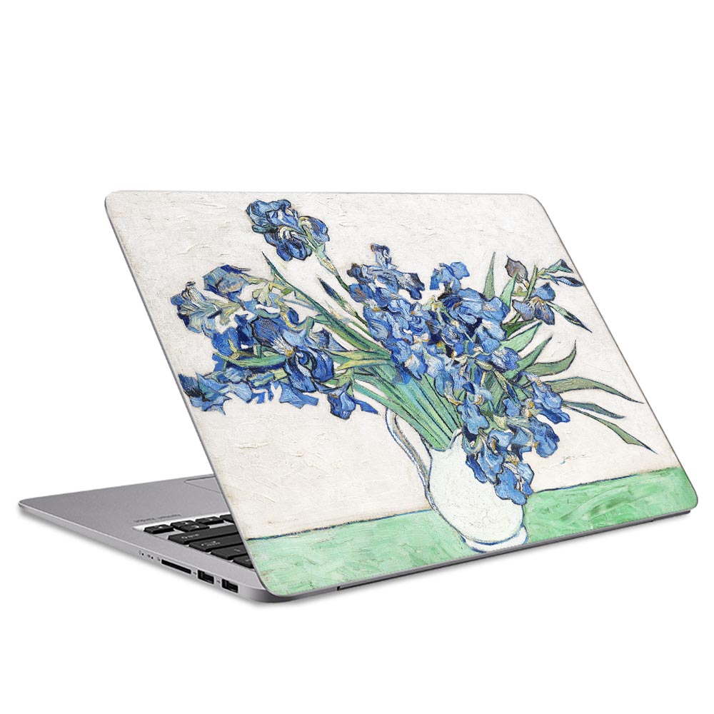 Vase of Irises Laptop Skin
