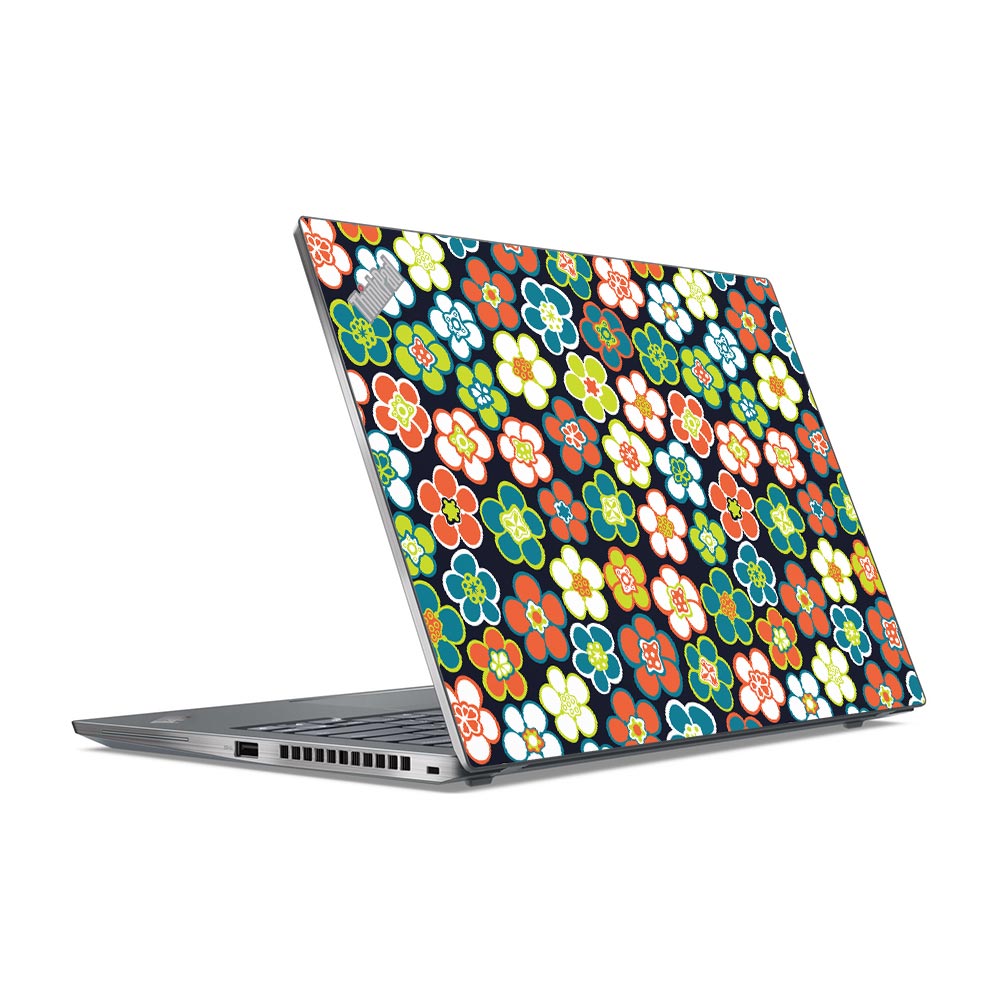 Bright Floral Lenovo ThinkPad T14S G2 Skin