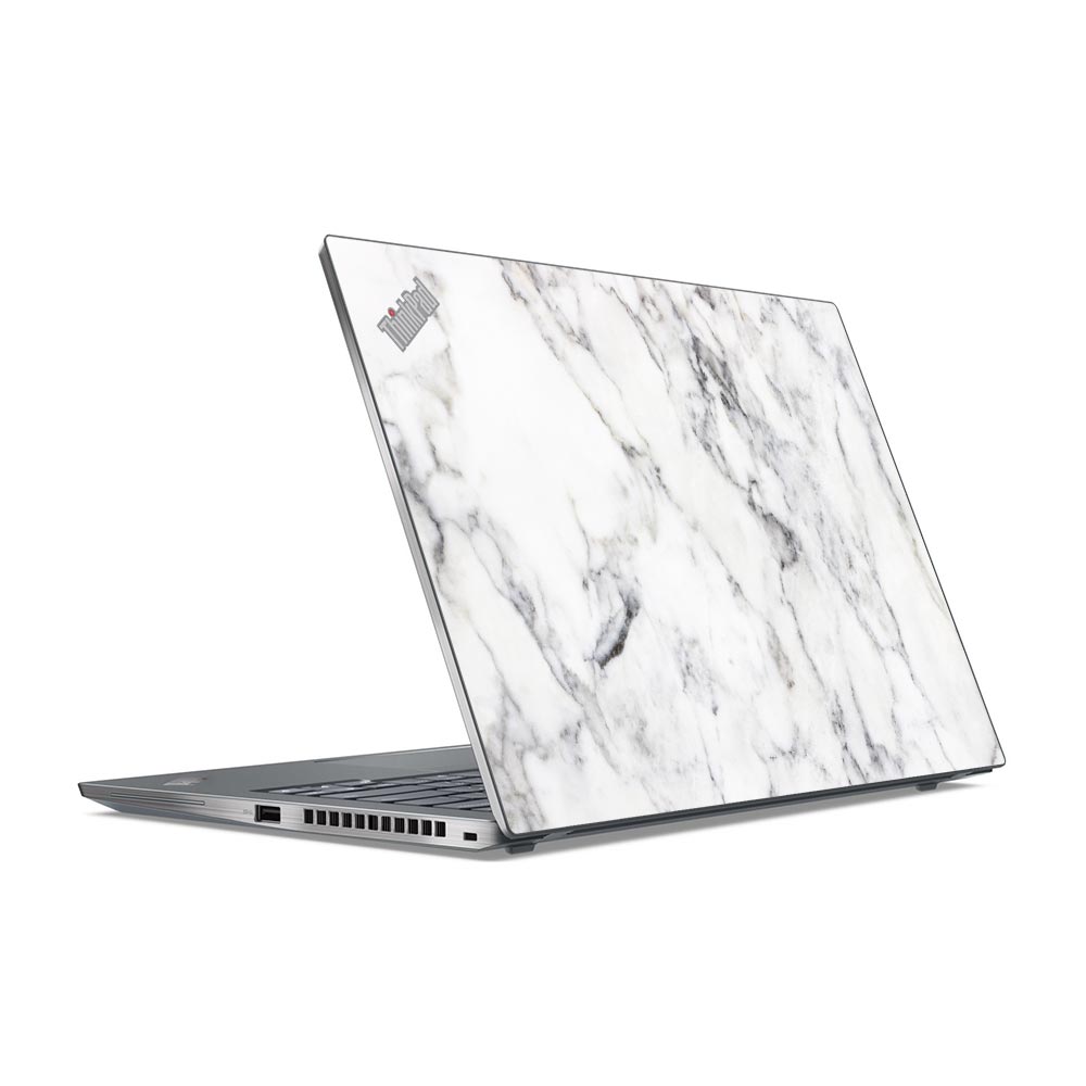 Classic White Marble Lenovo ThinkPad T14S G2 Skin