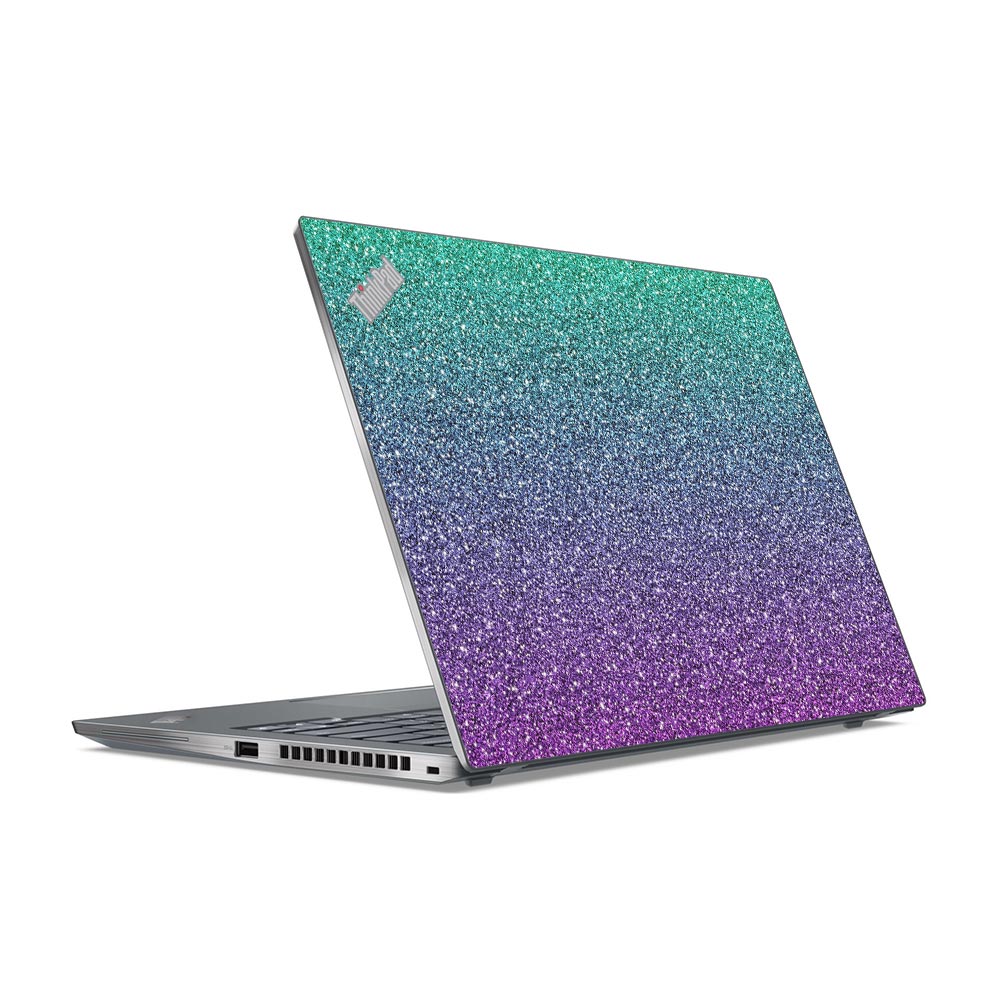 Ombre Green to Purple Lenovo ThinkPad T14S G2 Skin