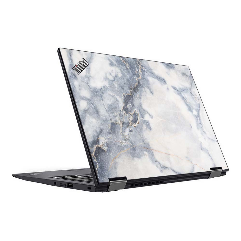 Grey Gold Marble Lenovo ThinkPad X13 Yoga G2 Skin