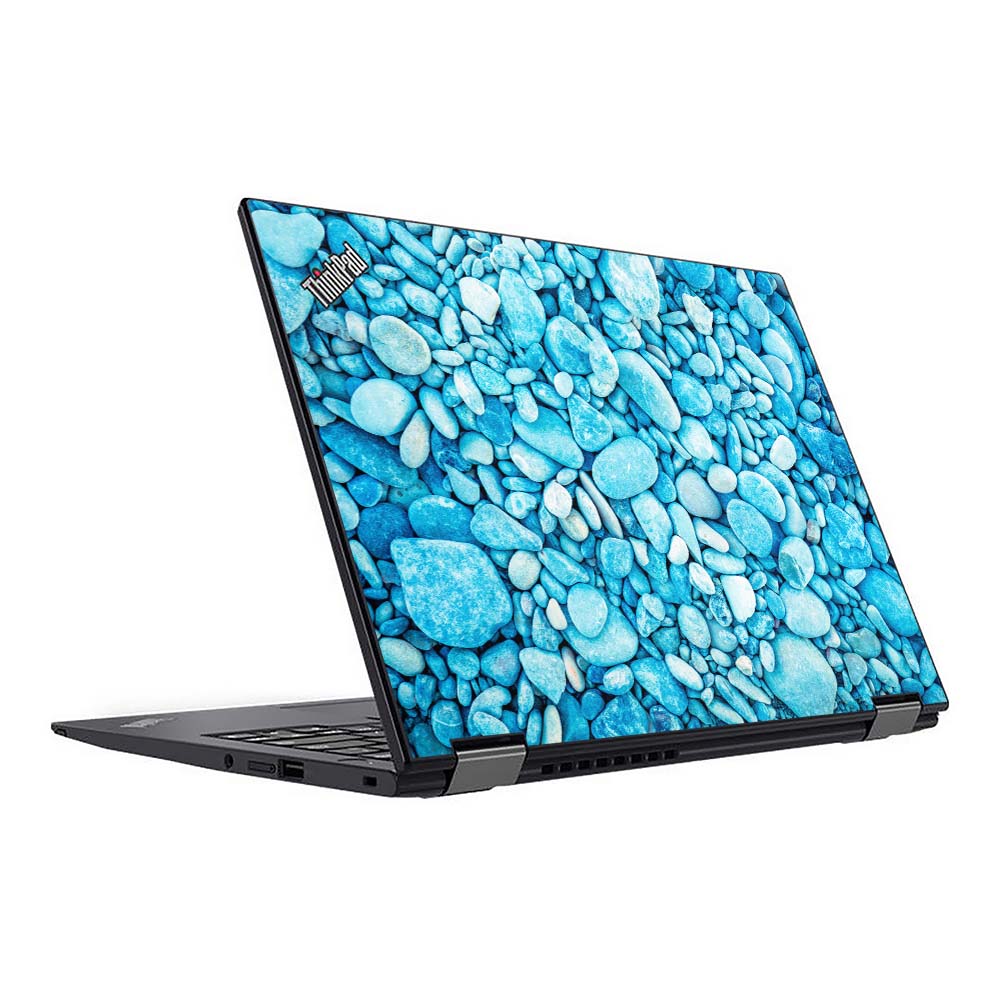 Blue Pebbles Lenovo ThinkPad X13 Yoga G2 Skin