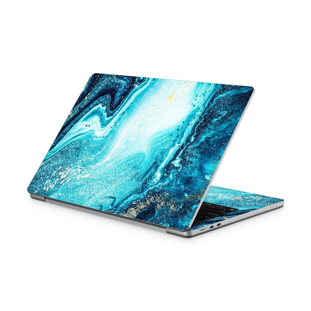 Blue River Marble MacBook Air 13 M2 (2022) Skin