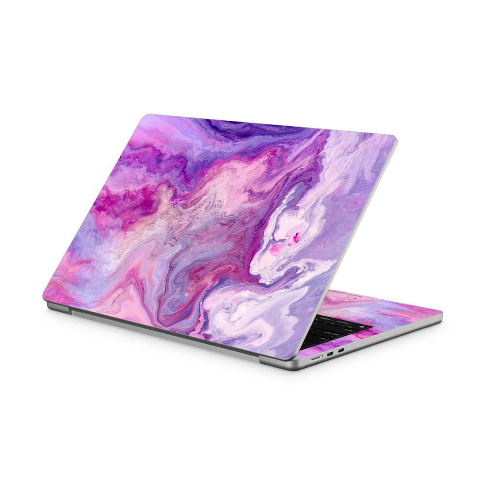 Purple Marble Swirl MacBook Air 13 M2 (2022) Skin