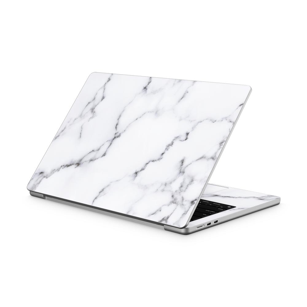 White Marble V MacBook Air 13 M2 (2022) Skin