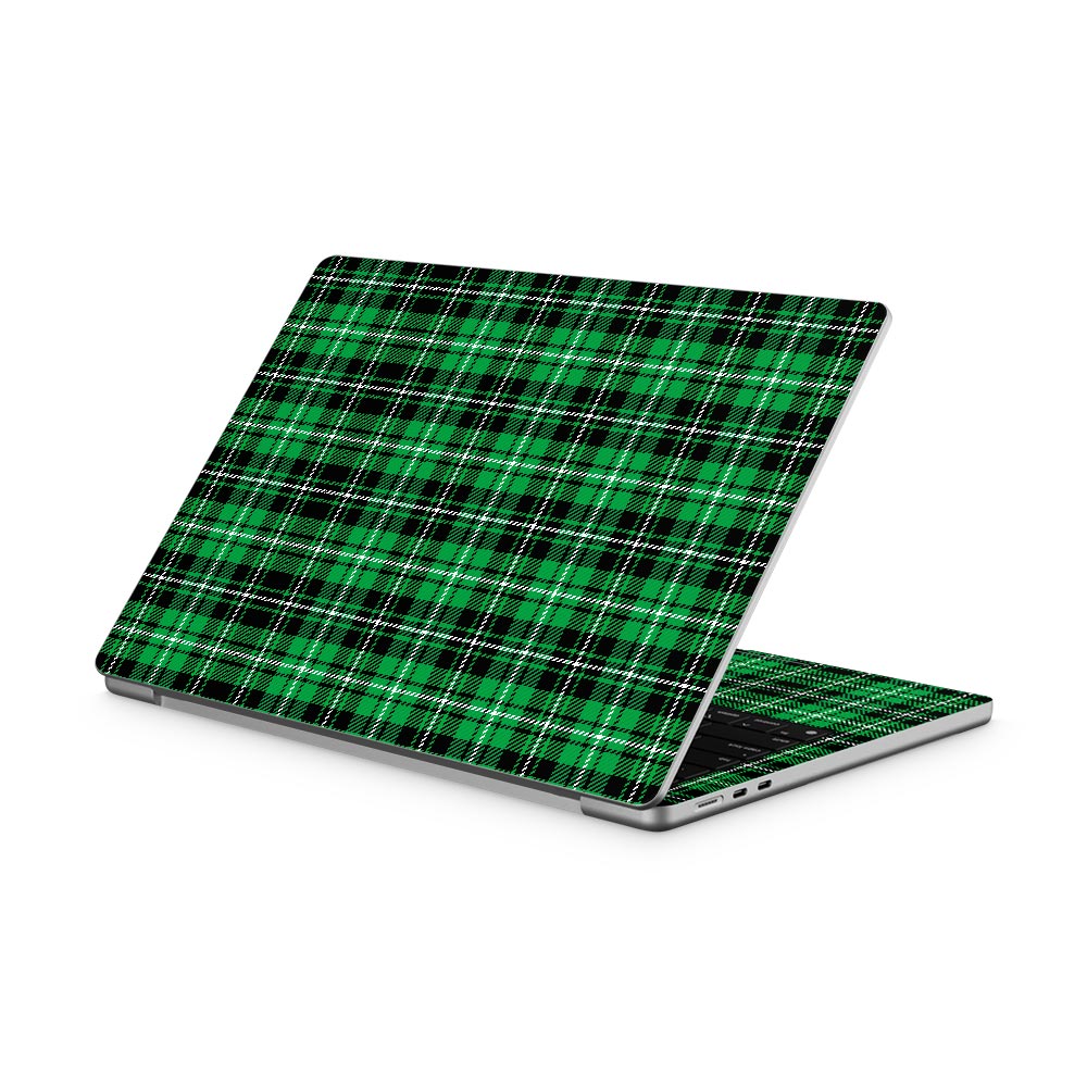 Green Plaid MacBook Air 13 M2 (2022) Skin