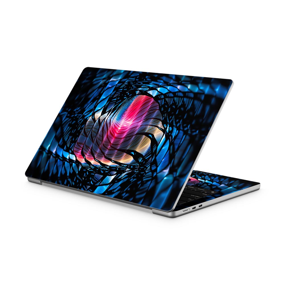 Stained Glass Spin MacBook Air 13 M2 (2022) Skin
