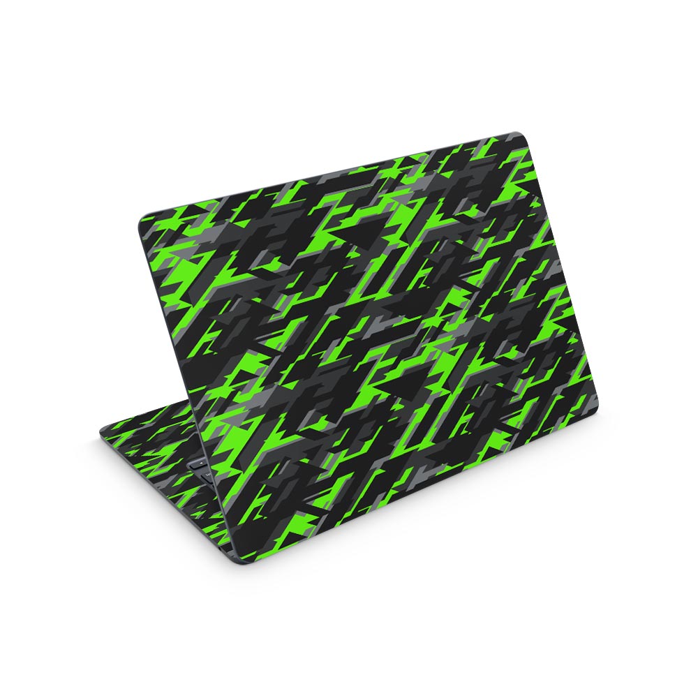 Green Geometric Camo MacBook Air 15 M2 (2023) Skin