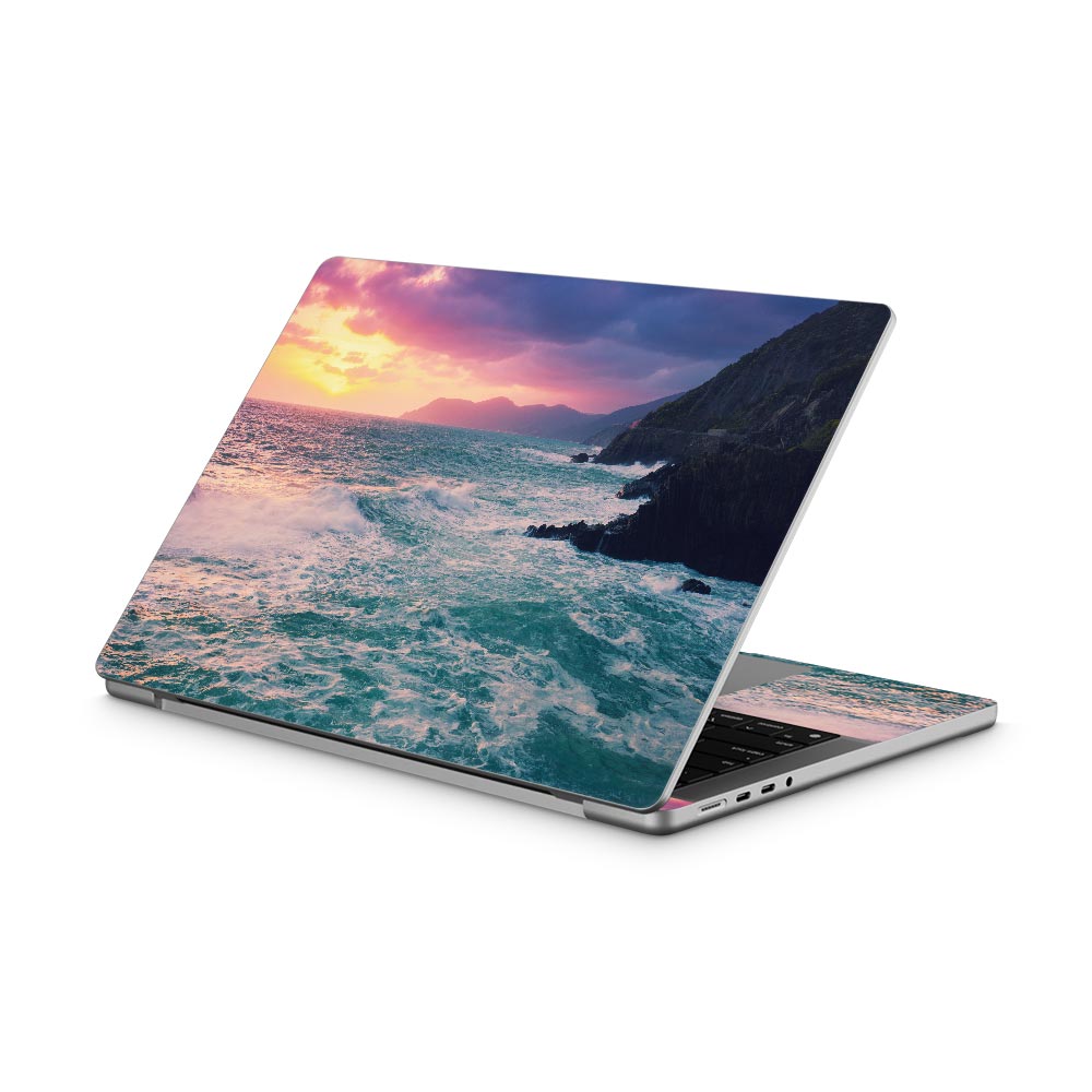 Sunset over Rocks MacBook Pro 14 (2021) Skin