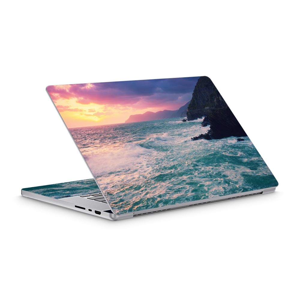 Sunset over Rocks MacBook Pro 16 (2021) Skin