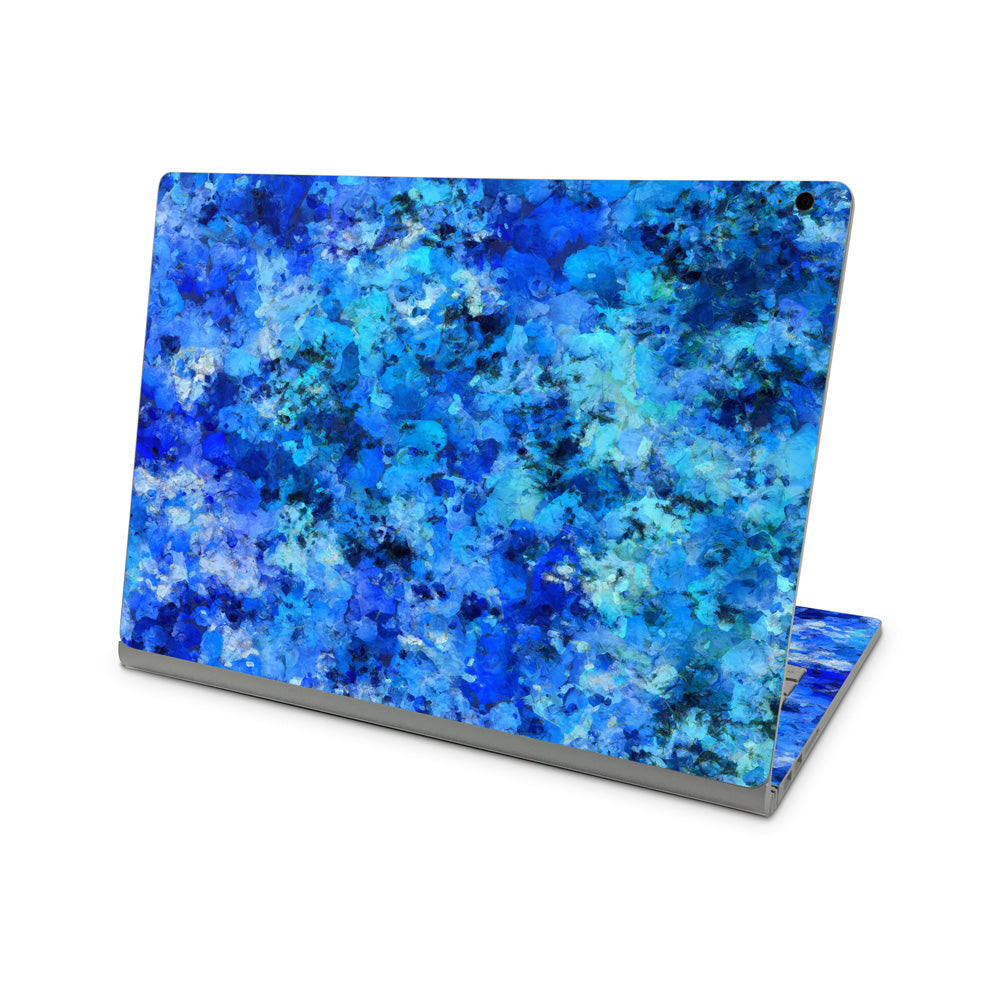 Aqua Blue Microsoft Surface Book Skin