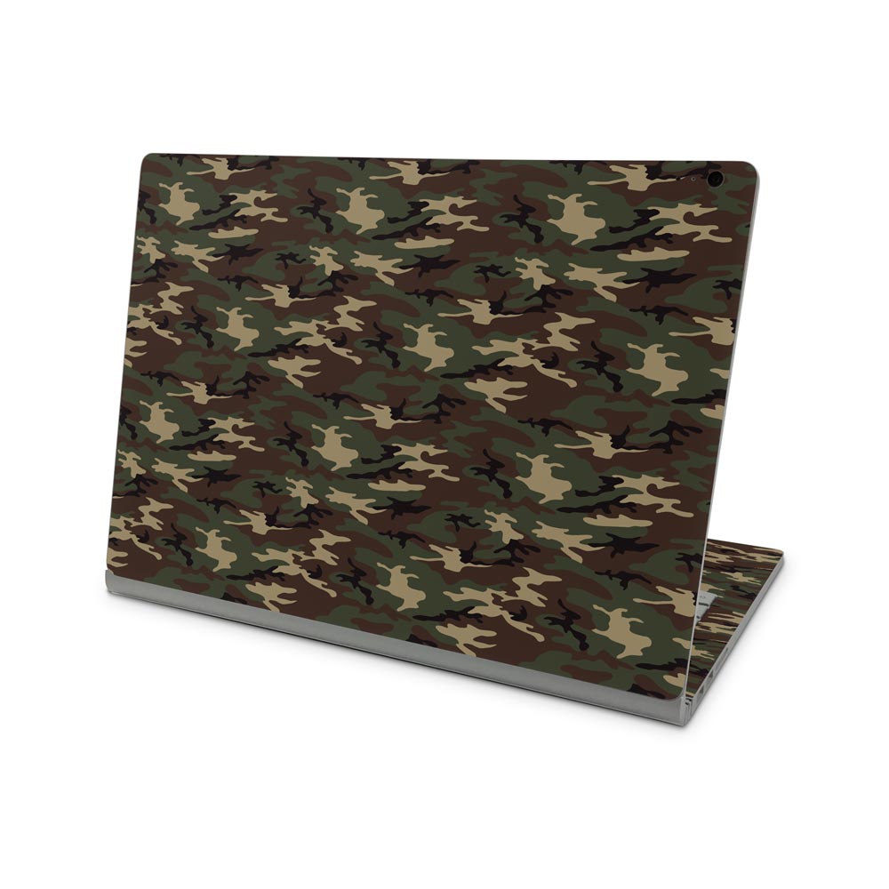 Army Camo Microsoft Surface Book Skin