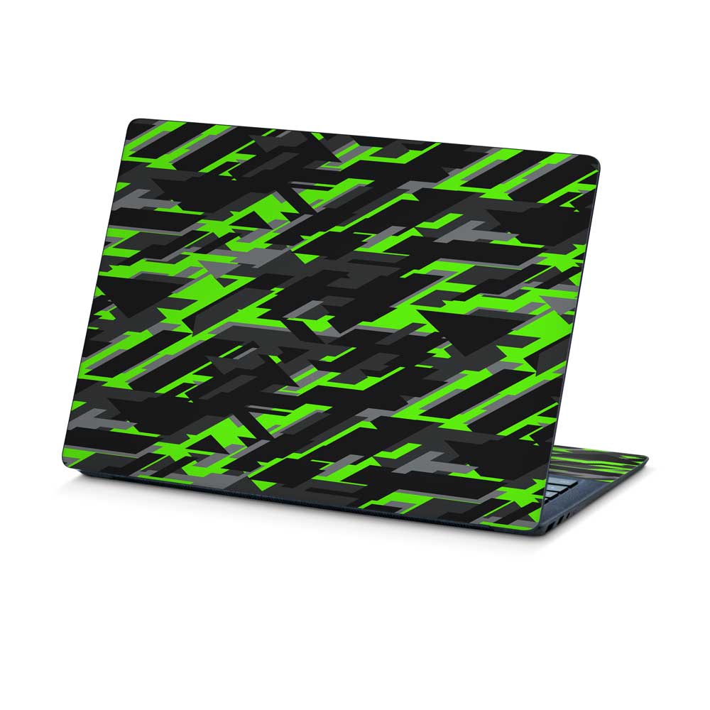 Green Geometric Camo Microsoft Surface Laptop 5 15 Skin