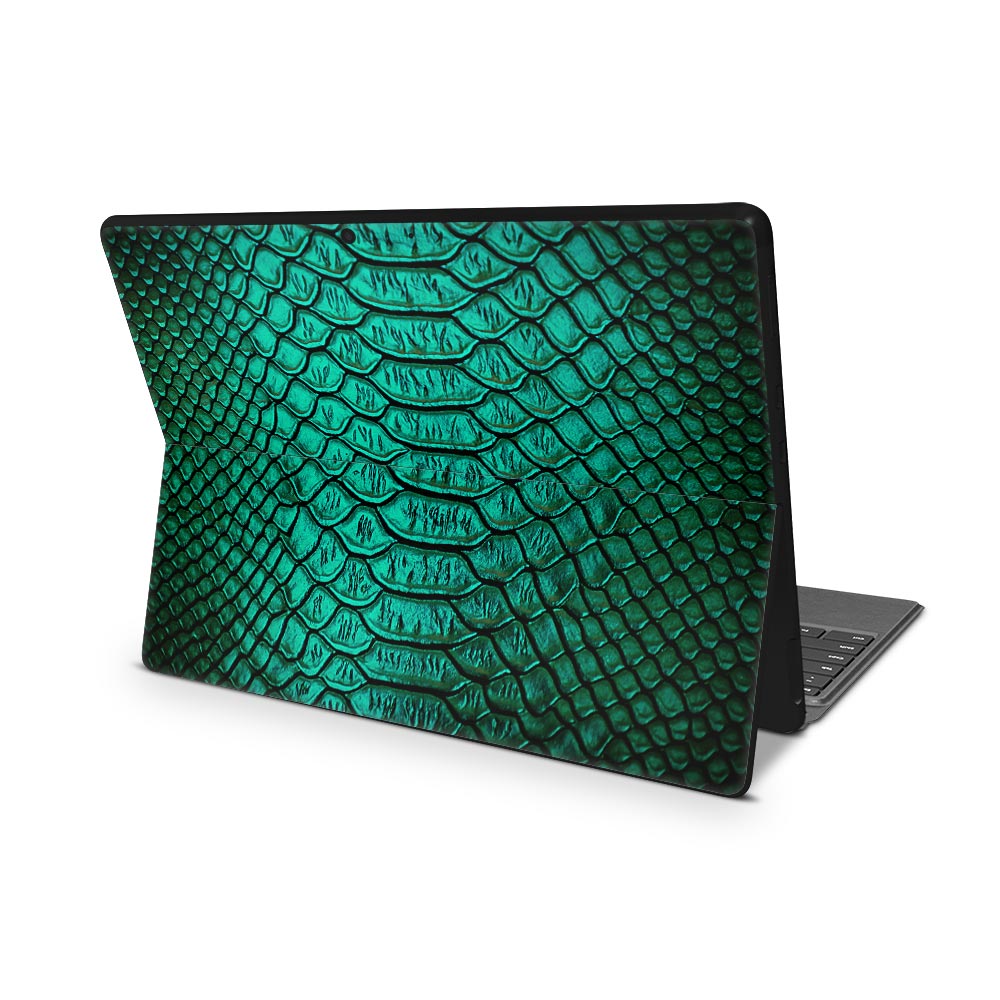 Jungle Green Snakeskin Microsoft Surface Pro 9 Skin