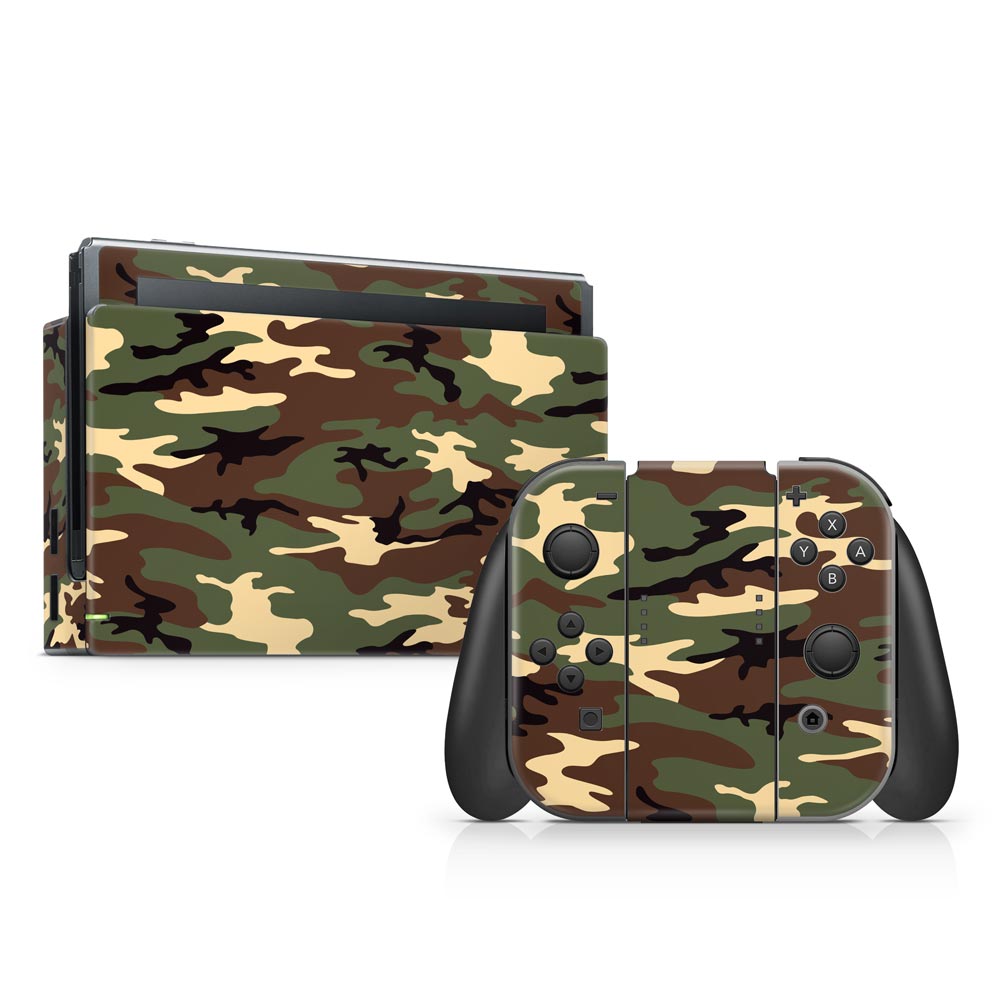 Army Camo Nintendo Switch Skin