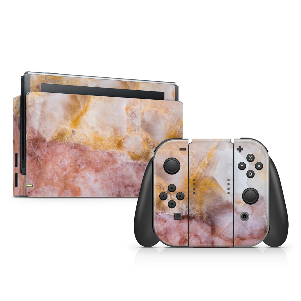 Sunset Marble Nintendo Switch Skin
