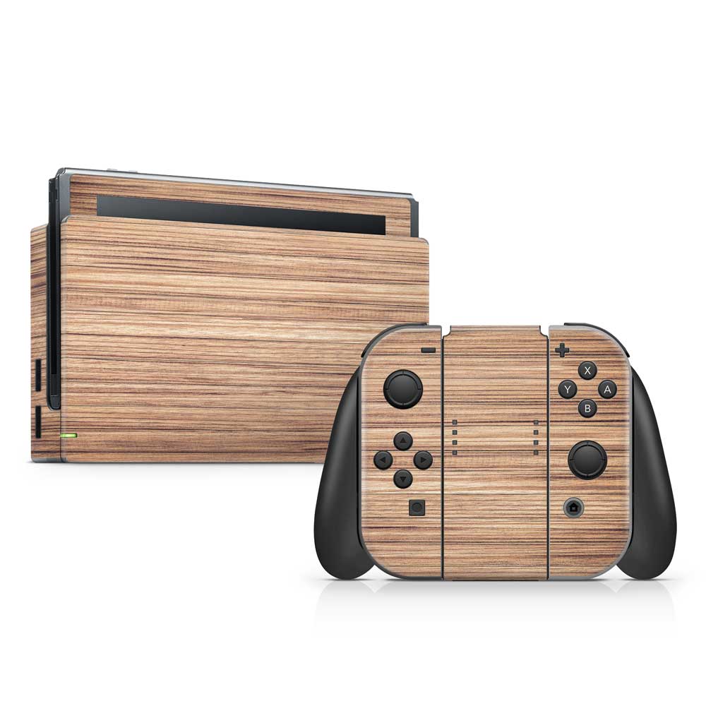 Rustic Wood Texture Nintendo Switch Skin