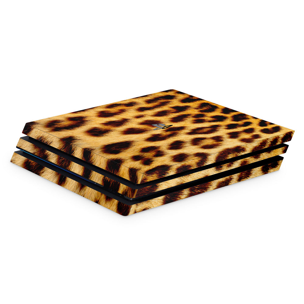 Leopard Spots PS4 Pro Console Skin