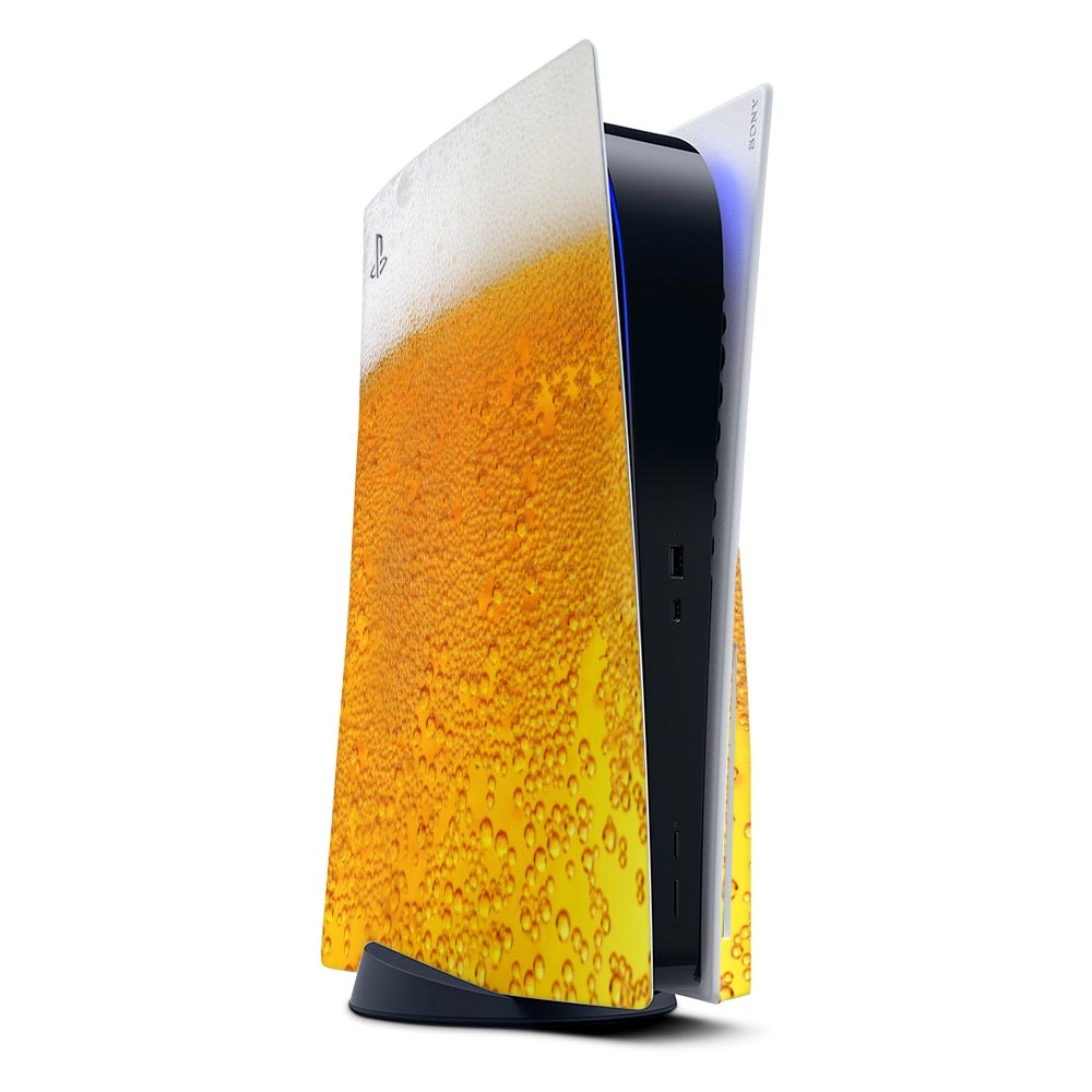 Beer Bubbles PS5 Disk Console Skin