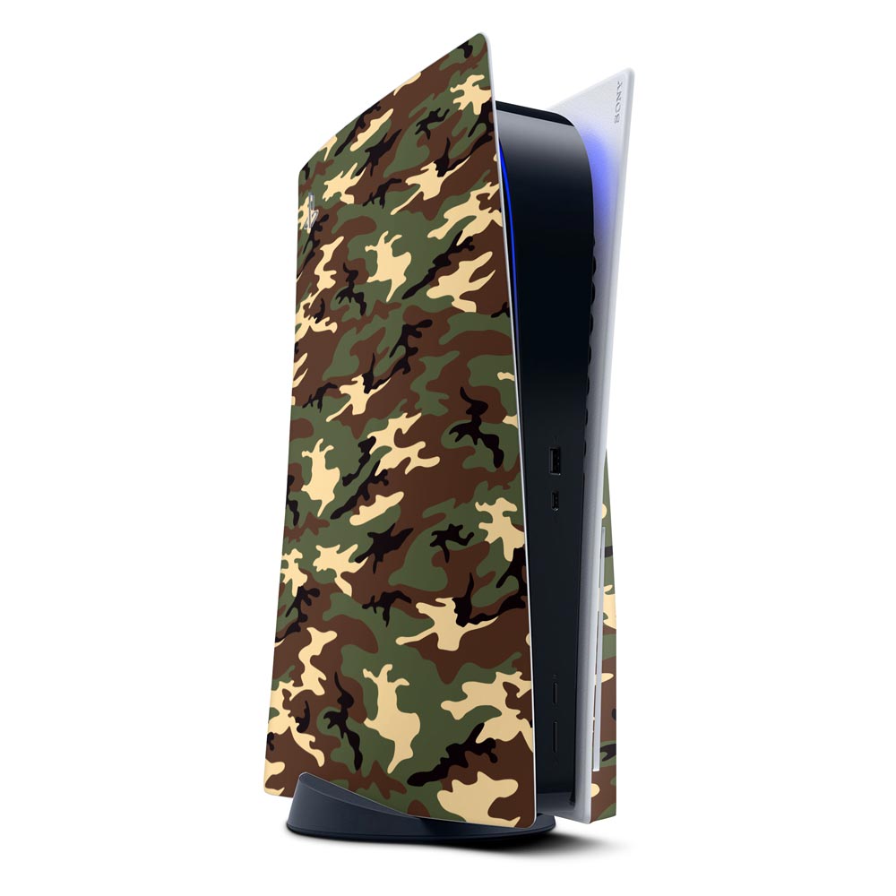 Army Camo PS5 Disk Console Skin