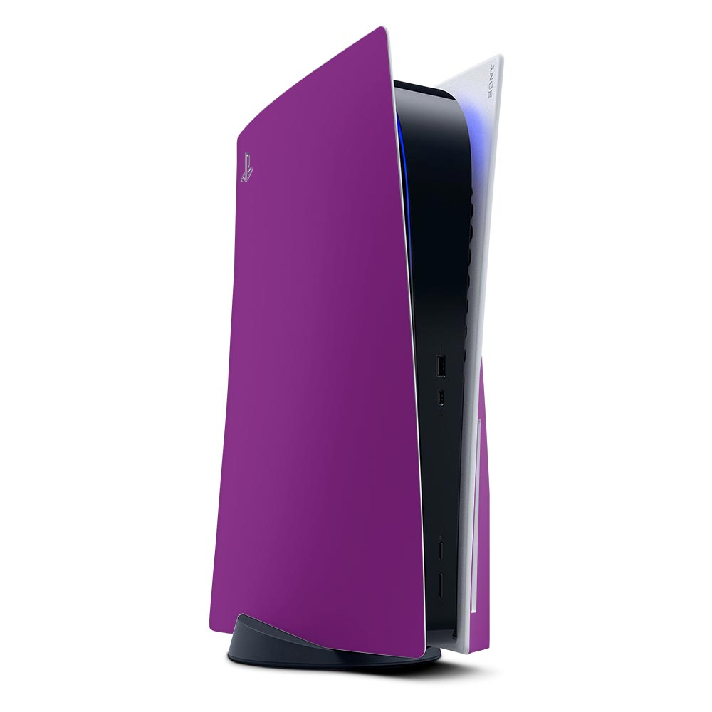 Purple PS5 Disk Console Skin