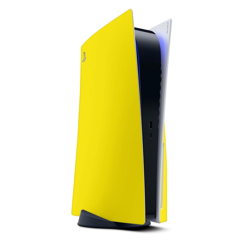 Yellow PS5 Disk Console Skin