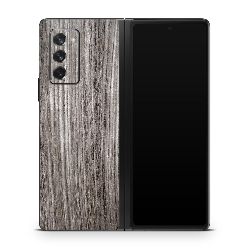 Limed Oak Wood Galaxy Z Fold 2 Skin