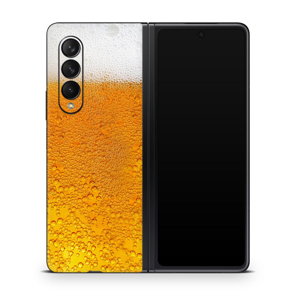 Beer Bubbles Galaxy Z Fold 3 Skin