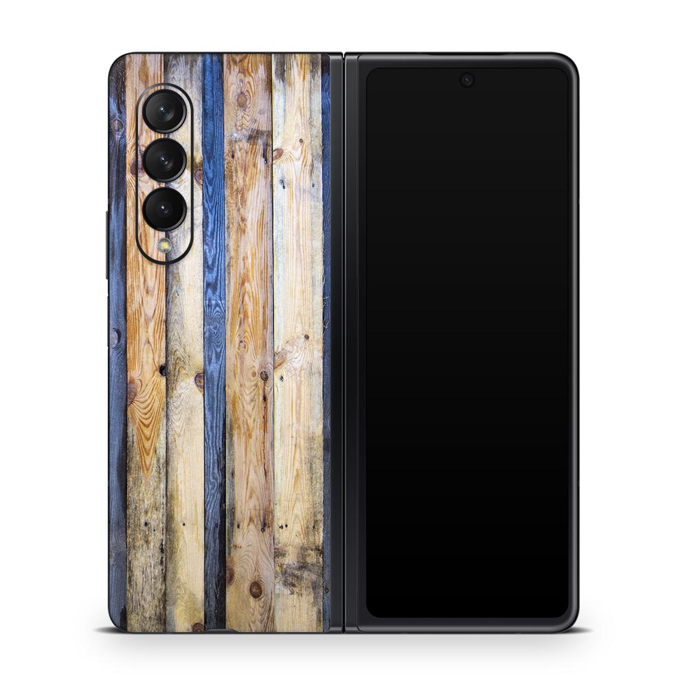 Colonial Wood Panels Galaxy Z Fold 3 Skin