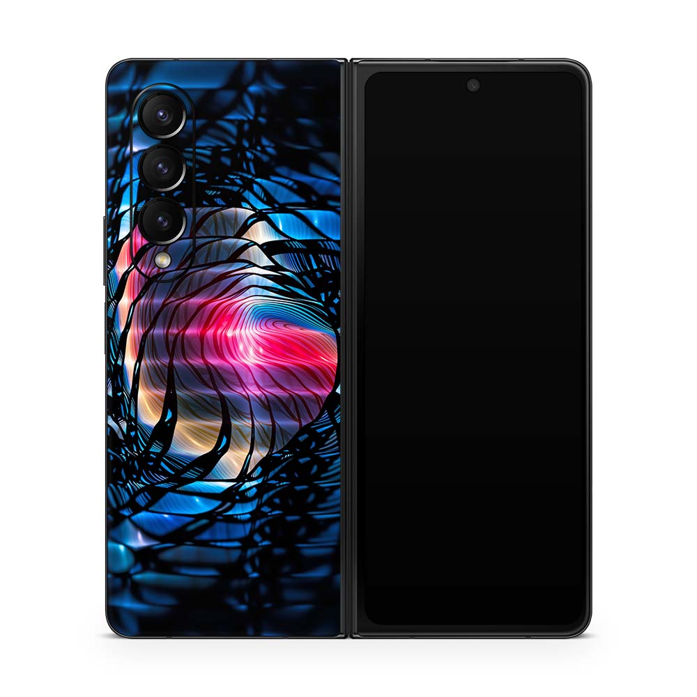 Stained Glass Spin Galaxy Z Fold 4 Skin