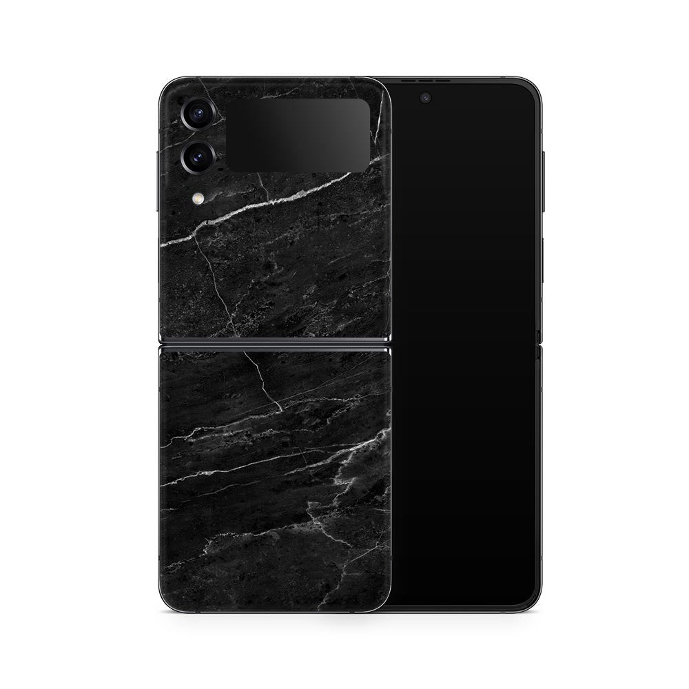 Black Marble II Galaxy Z Flip 4 Skin