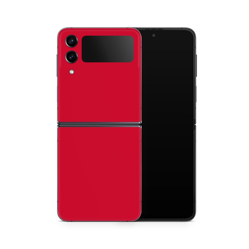 Red Galaxy Z Flip 4 Skin