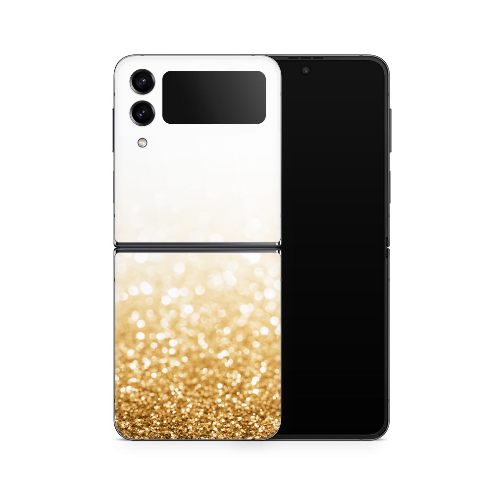 Stardust Gold Galaxy Z Flip 4 Skin