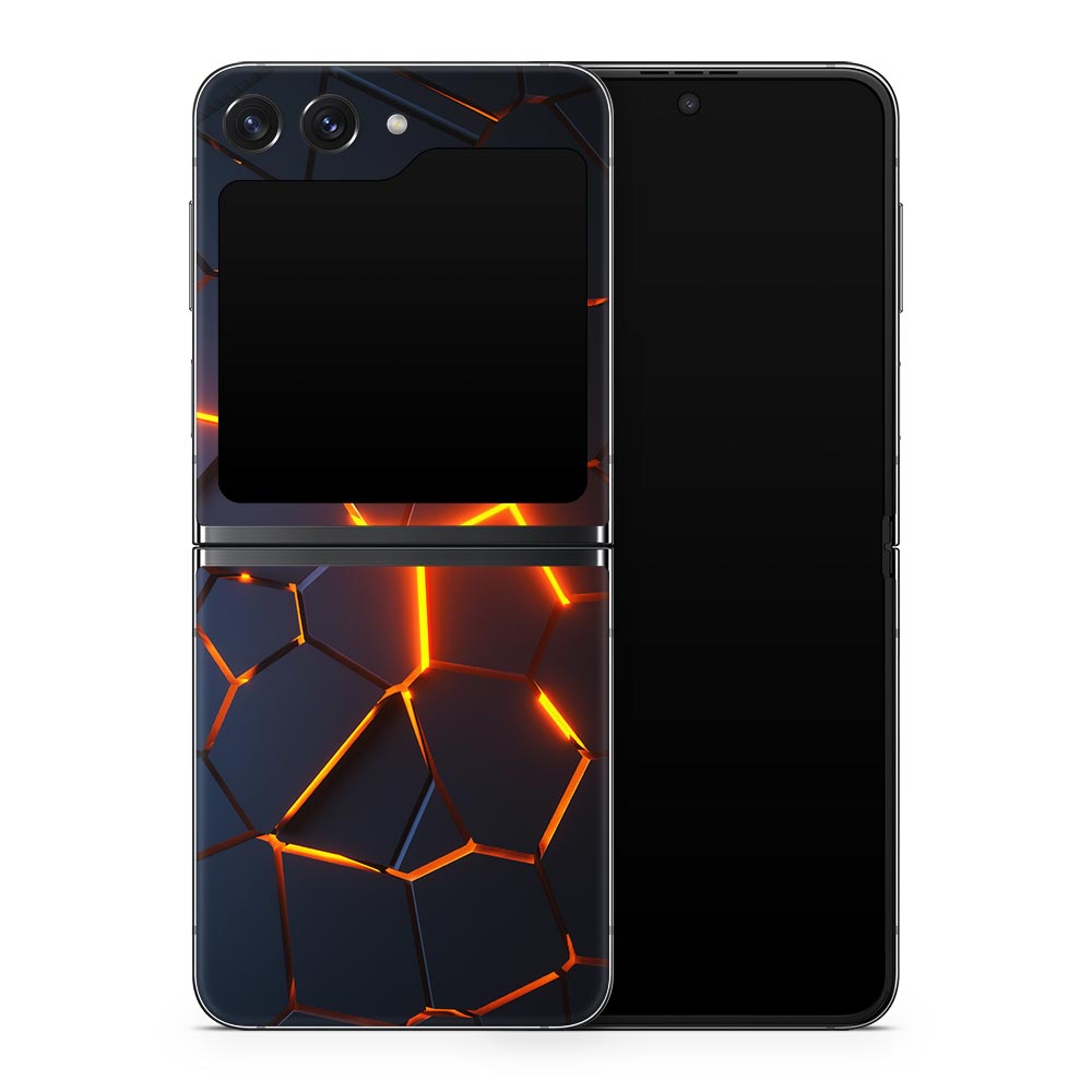 Lava Crush Galaxy Z Flip 5 Skin
