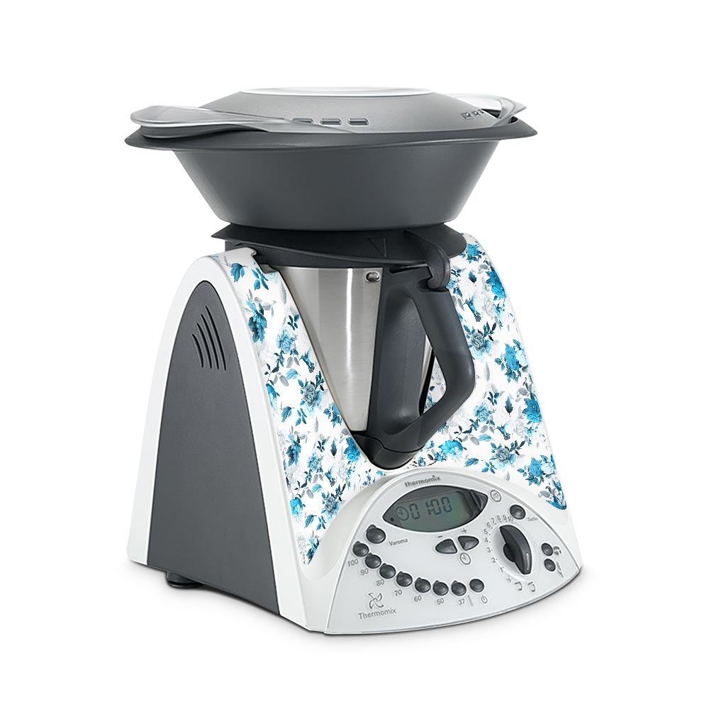 Blue Floral Thermomix TM31 Skin