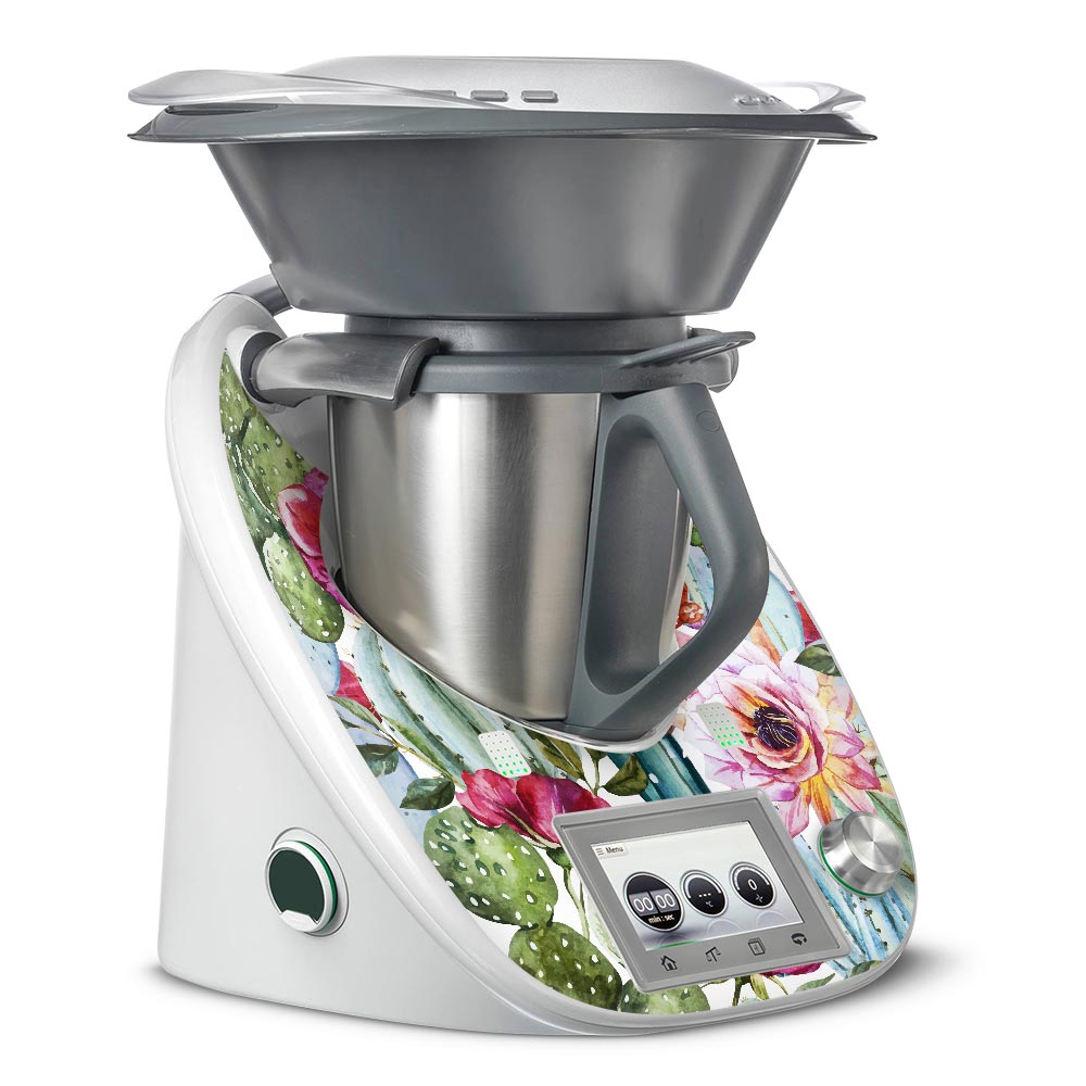 Cactus Flower Thermomix TM5 Front Skin
