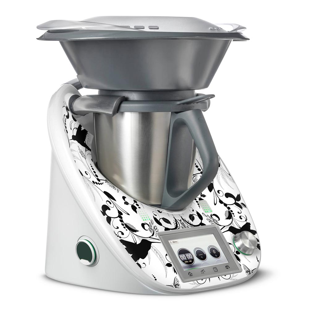 Floral Elegance Thermomix TM5 Front Skin