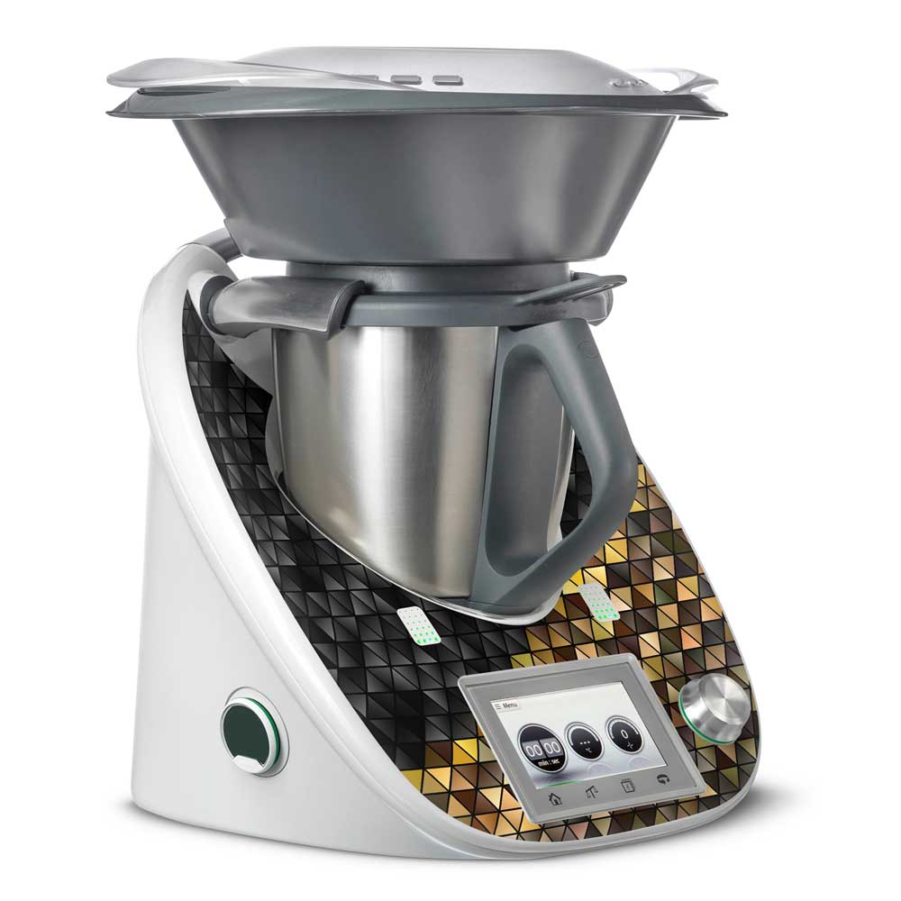 Geo Black Ombre Thermomix TM5 Front Skin