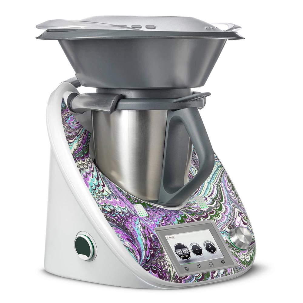 Ebru Marble Thermomix TM5 Front Skin