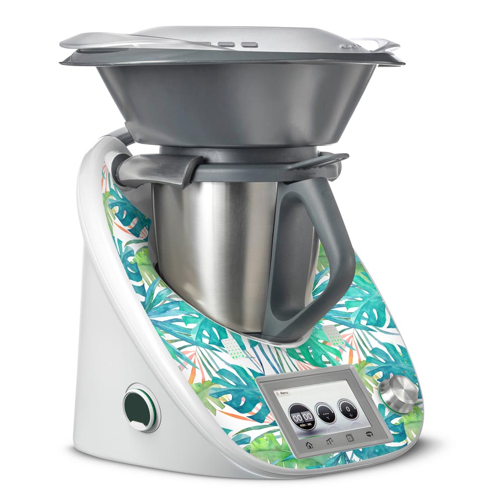 Summer Palms Thermomix TM5 Front Skin