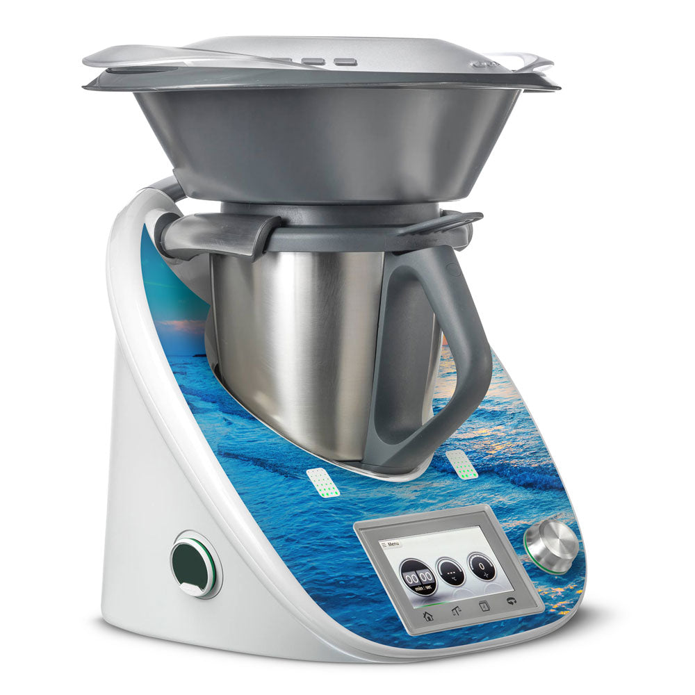 Paradise Blue Thermomix TM5 Front Skin