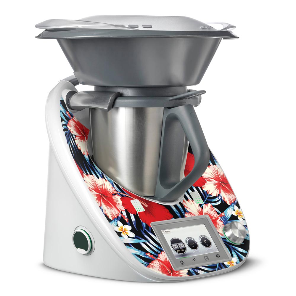 Tropical Hibiscus Thermomix TM5 Front Skin
