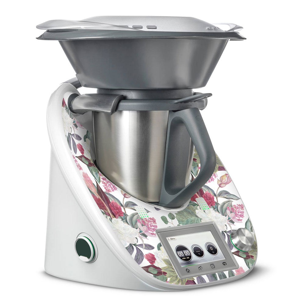 Watercolour Floral Thermomix TM5 Front Skin