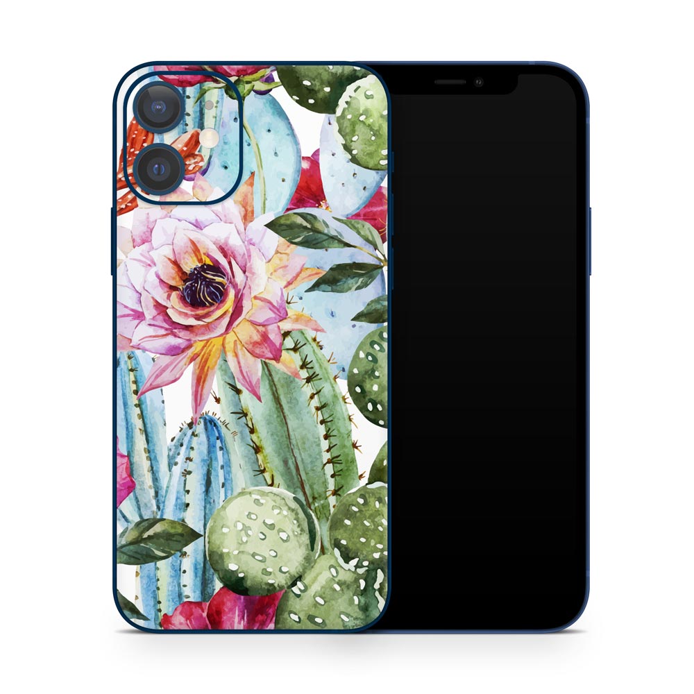 Cactus Flower iPhone 12 Skin