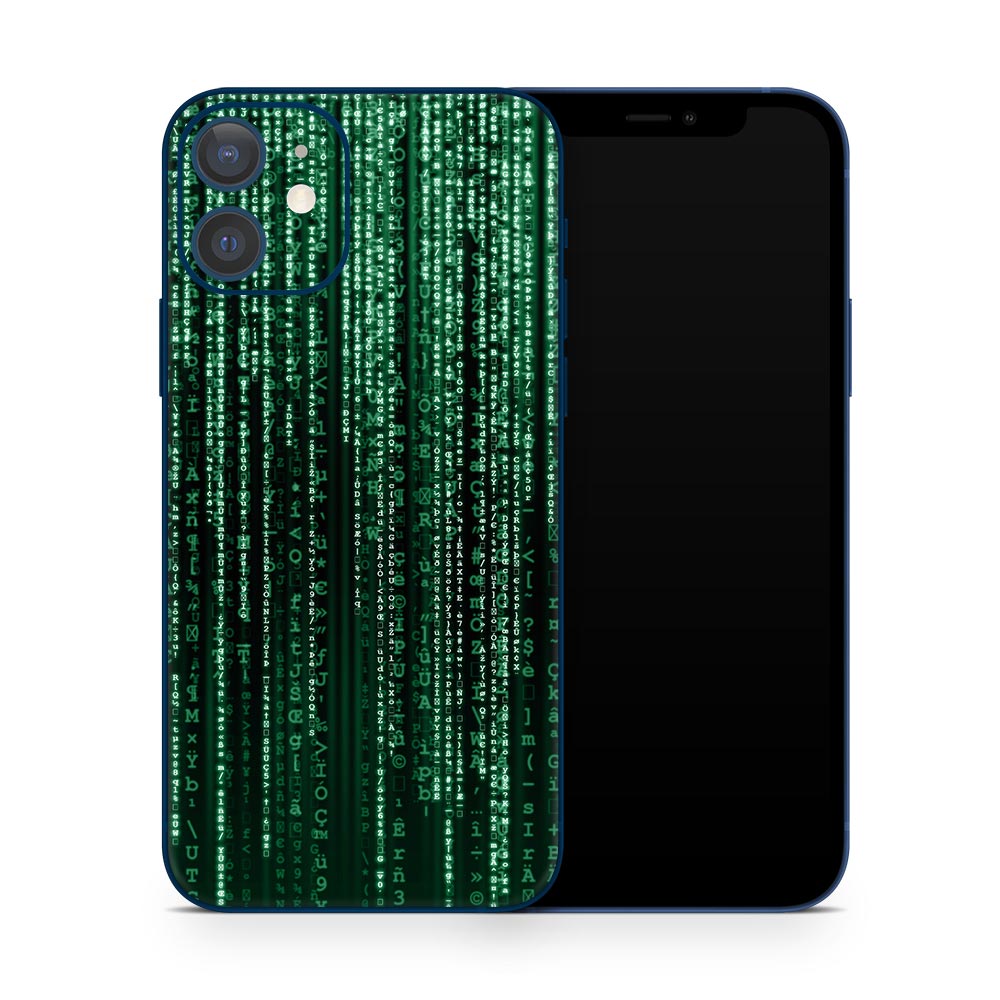 Matrix Code iPhone 12 Skin