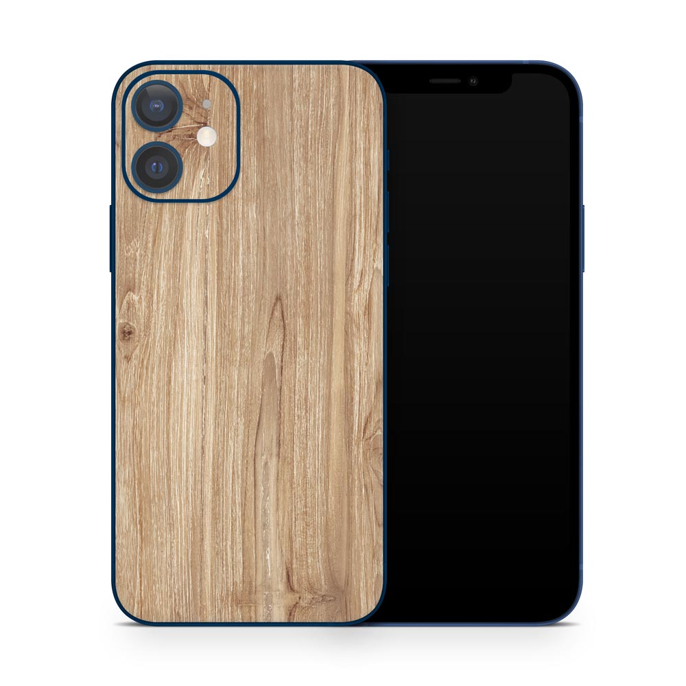 Beech Wood iPhone 12 Skin