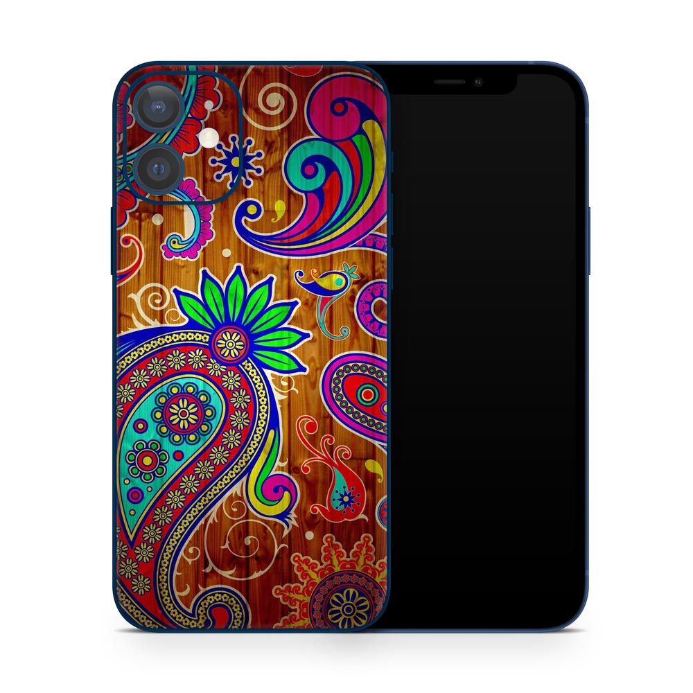 Floral Paisley iPhone 12 Skin